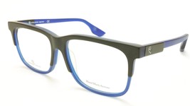 Alexander McQueen Eyeglasses Frame MCQ0055/F Black Blue Acetate Italy 55... - £146.68 GBP