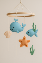 Create a magical ocean-themed baby crib mobile with this DIY felt craft ... - $7.20