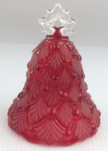 Original WaltherGlas Red Glass Bell Winter Christmas Tree Germany 5.5&quot; H... - £37.44 GBP