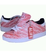 ALIFE Scribble Cup Barneys red /white sneakers athletic shoes sz 9.5 new - £22.71 GBP