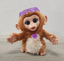 2013 Hasbro 8&quot; FurReal Friends My Giggly Monkey w/ Purple Sunglasses Works - £10.63 GBP