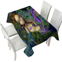Lily Pads Dragonflies Pond Dragonfly Mermaid Tablecloth - $51.95 CAD+