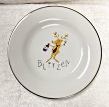 Reindeer by POTTERY BARN Blitzen Salad Plate 8 1/2 Inches Never used - £19.38 GBP