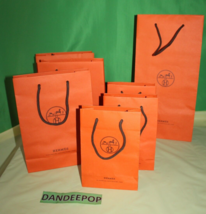 7 Piece Hermes Classic Orange Luxury Empty Assorted Sizes Gift Shopping Bags - £35.04 GBP