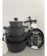 D&W Deane & White Cookware Collection Set 10 pc Color Black Casserole Pan Set - $395.01