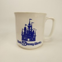 Walt Disney World Cinderella Castle Cup Mug Vintage 70s Ceramic D logo U... - £5.50 GBP