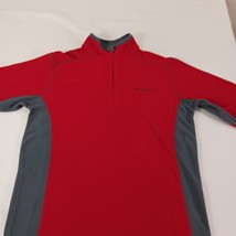 Columbia AM6558 Men's Red Klamath Range II Half Zip Fleece Pullover Sweatshirt S image 9