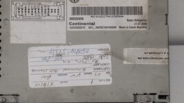 Volkswagen Golf Jetta CC EOS CD Satellite Player Radio Stereo 3co-035-684 image 6