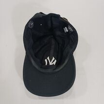 MLB New York Yankees Men's Black Hat Cap Back Strap With Buckle image 2