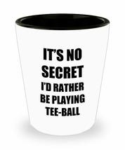 Tee-ball Shot Glass Sport Fan Lover Funny Gift Idea For Liquor Lover Alcohol 1.5 - £10.26 GBP