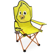 Black Sierra Chicky Chicken Junior Quad Chair Kids Folding Camping Chair with - £31.49 GBP