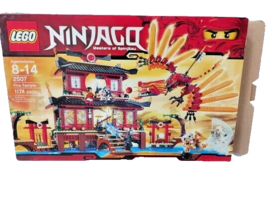 Lego 2507 Ninjago Masters of Spinjitzu Fire Temple Rare Discontinued IOB Manuals - £229.65 GBP