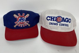 Chicago Cubs Lot of (2) Baseball Caps - £15.70 GBP