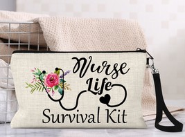 Nurse Graduation Gift, Nurse Survival Kit Makeup Bag, Cosmetic Pouch, Accessory  - £12.48 GBP