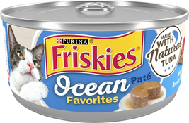 Purina  Natural Pate Wet Cat Food, Ocean Favorites with Tuna, Brown Ric - £26.08 GBP