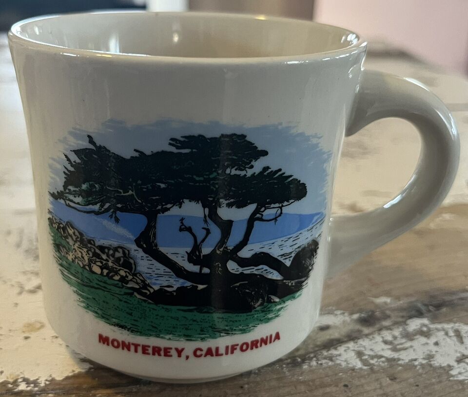 Vintage Monterey California Coffee Mug - Made In England - $11.30