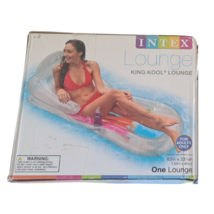Intex King Kool Lounge Floating Swimming Pool Lounger Headrest Cupholder - £8.45 GBP