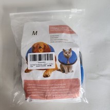 Inflatable Soft Elizabethan Cone Post Surgery E-Collar Dog Cat Medium 10&quot;-14&quot; - £3.94 GBP