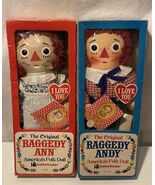 New! Rare 1971 Raggedy Ann/Andy AMERICA&#39;S FOLK DOLL Knickerbocker #0001 ... - $668.24
