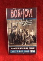 Bon Jovi Wanted Dead Or Alive Vintage 1987 Maxi Single Cassette Tape - £13.45 GBP