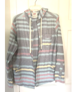 Vintage Levi’s  Striped Hooded Shirt Jacket Medium - £15.82 GBP