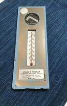 570A~ Vtg Insurance Mirror Bakersfield California Advertising Thermomete... - £22.95 GBP