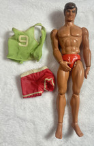 Vintage Big Jim Figure 1971  Mattel W Jersey And Shorts Works Shirt Needs Clean - $50.95