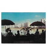 Brasil Sao Paulo Praia View of Pitangueiras Beach Guaruja Mercator Postc... - $6.95