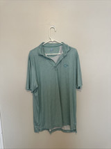 Johnnie O Featherweight Polo Shirt Mens Large UPF 50 Teal - $16.89