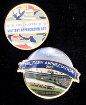 Lot of 2-2017 &amp; 2018 The Players Championship Golf Military Appreciation... - $13.99