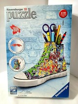 3-D Puzzle Sneaker Graffiti Style NEW SEALED Sneakerhead Pencil Holder 1... - £25.15 GBP