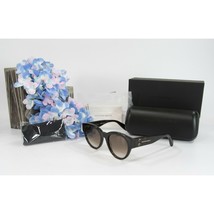 Alexander McQueen Tortoise Logo Cat Eye Studded Acrylic Sunglasses NWT Case - £130.98 GBP