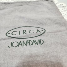 Circa Joan &amp; David Shoe Travel Storage Bag Dust Cover Grey Drawstring Cotton - £3.91 GBP
