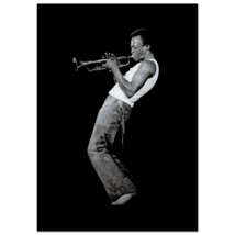 Miles Davis Playing his Trumpet Artwork Poster - £36.25 GBP+
