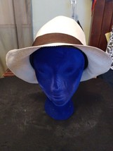K Dorfzaun Genuine Panama Hat Hand Woven Size Large 100% Paja Toquilla - $58.40