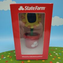 State Farm Insurance Bobblehead You Figure Sunflower Plant in Pot Collec... - $22.30