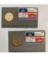 1974 Bicentenniel Commemorative First Day Metal John Adams Sealed Lot of 2 - €8,14 EUR