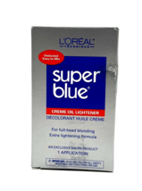 L&#39;Oreal Super Blue Creme Oil Lightener/Full-Head Blonding 1 Application - £9.35 GBP