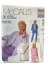 McCALL'S 3151 Misses Jacket Top Pants Skirt Size 8-12 3 Piece Suit Set - $7.67