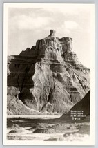 Badlands SD Erosion&#39;s Sculpture South Dakota RPPC Rise Studio Postcard B35 - £5.53 GBP