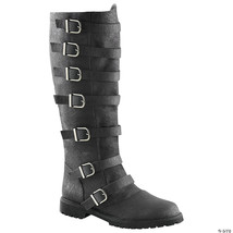 Distressed boots-black sz 8-9 - $2,552.39 MXN