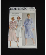 Butterick Pattern 3753 Jean Nidetch Claudia Cooper Pussybow Dress 1986 U... - $9.90