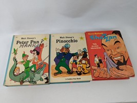 Big Little Book Disney Hanna Barbera Lot Pinocchio Peter Pan Shazzan - $26.96