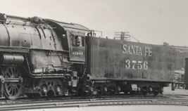 Atchison Topeka &amp; Santa Fe Railway Railroad ATSF #3756 4-8-4 Locomotive Photo - $13.99