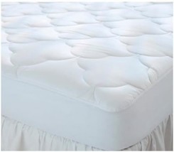 Cotton Top Quilted Waterproof Cot Size Camp Mattress Pad, 30&quot; X 75&quot; X 10&quot; - £30.27 GBP