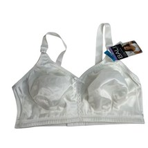 Bali 40DDD Flexible Double Support Wirefree Bra Full Coverage White 3820... - $16.81