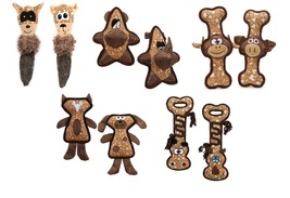 Fun Interactive Natural Cork and Tough Polyester Cool Dog Toys Bite Resistant - £11.56 GBP+