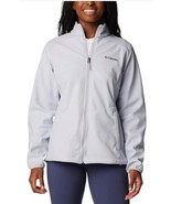 Columbia Womens Jacket Gray Grey Softshell Pockets Wind Resistant Omni-S... - $94.35 CAD
