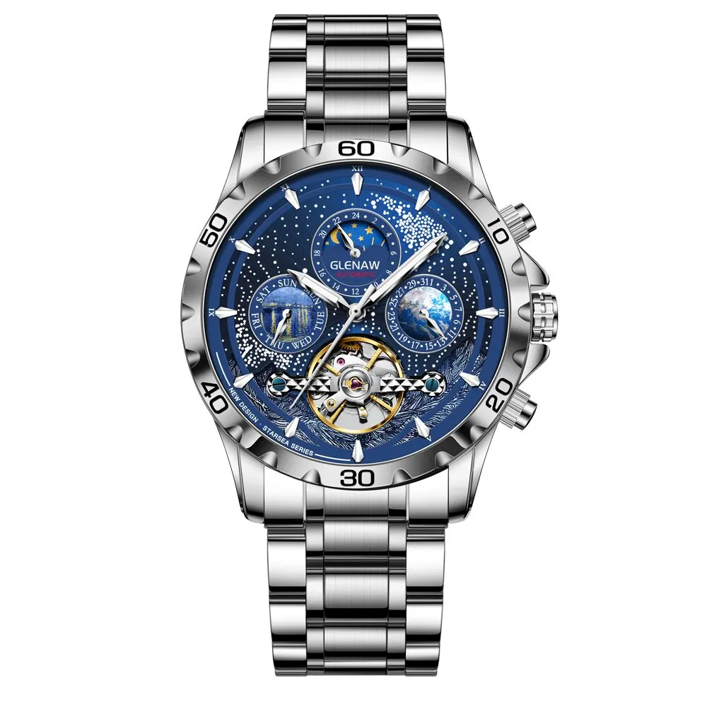 Design Mens Watches Top Brand Luxury Fashion Business Automatic Watch Me... - $123.84