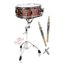 Snare Drum Set by GRIFFIN - Includes Snare Stand, 2 Pairs of Maple Drum ... - $65.95